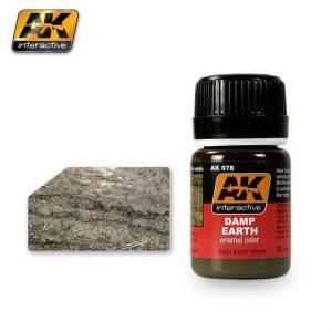 35 ml. Nemli Toprak Efekti Enamel Maket Boyası, AK Interactive 078