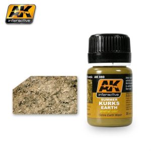 35 ml. Summer Kursk Earth Efekti Enamel Maket Boyası, AK Interactive 080