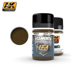 35 ml. Dark Earth Pigment, AK Interactive 081