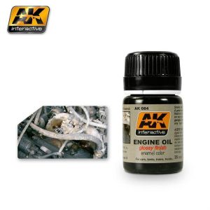 35 ml. Motor Yağı Efekti Enamel Maket Boyası, AK Interactive 084