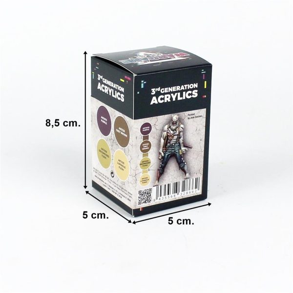 4x17 ml. Zombie Skin Renkleri Akrilik Maket Boyası Seti, AK Interactive 1076 - Görsel 5