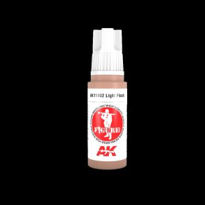 17 ml. Light Flesh Figürler için Akrilik Maket Boyası, AK Interactive 11402