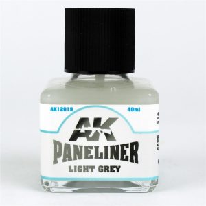 40 ml. Açık Gri Paneliner Boya, AK Interactive 12019