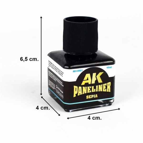 40 ml. Sepia Paneliner Boya, AK Interactive 12021 - Görsel 4