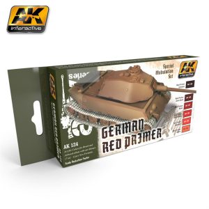 6x17 ml. Kırmızı Astar Modülasyon Seti, AK Interactive 124