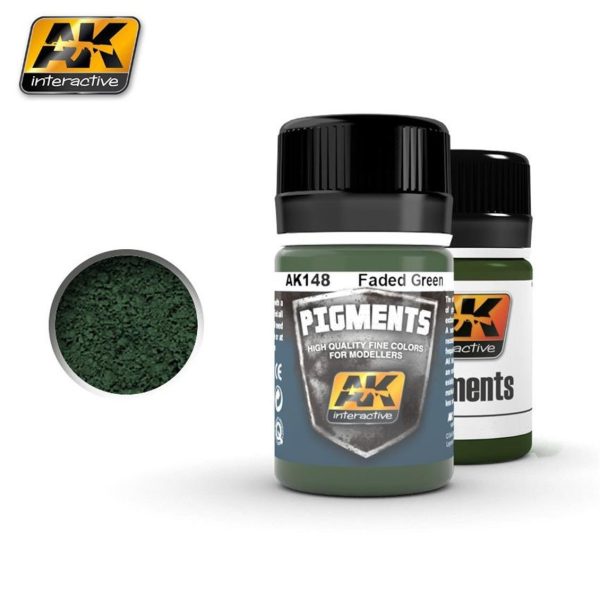 35 ml.Faded Green Pigment, AK Interactive 148