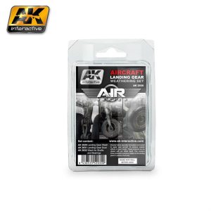 3x35 ml. İniş Takımları Eskitme Efekti Maket Boyası Seti, AK Interactive 2030