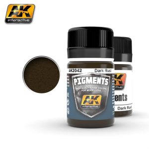 35 ml. Dark Rust Pigment, AK Interactive 2042