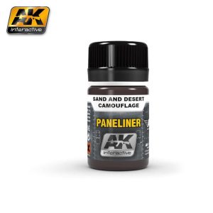 35 ml. Kum ve Çöl Kamuflaj Paneliner Serisi Maket Boyası, AK Interactive 2073