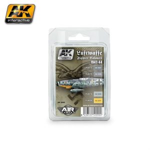4x17ml. USAF Tac South East Asia (Sea) Kamuflaj Akrilik Maket Boyası Seti, AK Interactive 2100