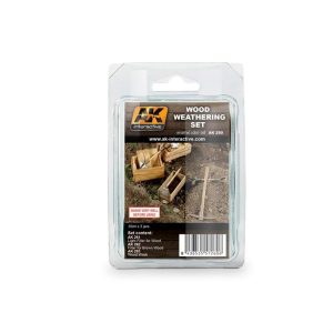 3x35 ml. Ahşap Eskitme Efekti Enamel Maket Boyası Seti, AK Interactive 260