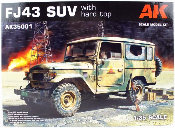 1/35 FJ43 Harttop (SUV) Askeri Araç Maketi, AK InterActive 35001