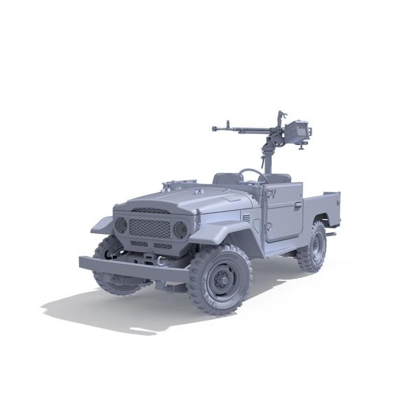 1/35 FJ43 Pick-up (DShK Uçaksavarlı) Askeri Araç Maketi, AK InterActive 35002 - Görsel 3