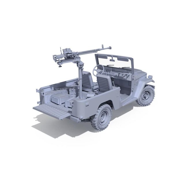 1/35 FJ43 Pick-up (DShK Uçaksavarlı) Askeri Araç Maketi, AK InterActive 35002 - Görsel 4