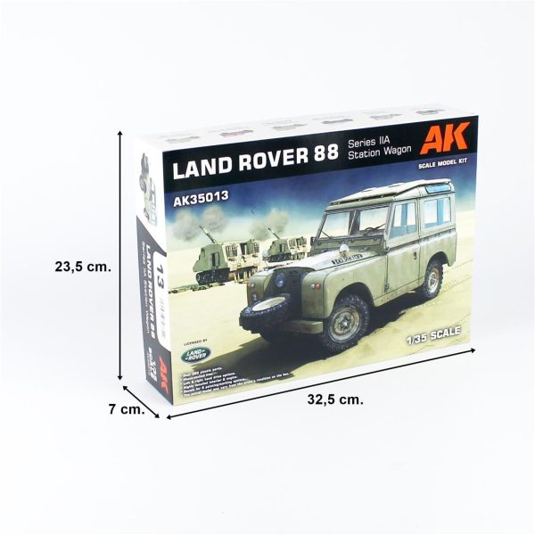 1/35 Land Rover 88 Series IIA (Steyşın Vagon) Askeri Araç Maketi, AK InterActive 35013 - Görsel 5