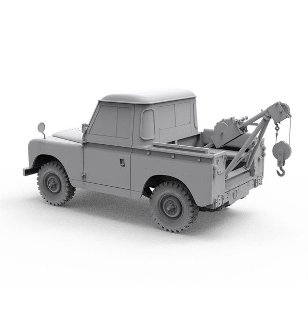 1/35 Land Rover 88 Series IIA (Vinçli Çekici) Askeri Araç Maketi, AK InterActive 35014 - Görsel 3