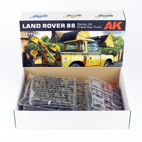 1/35 Land Rover 88 Series IIA (Vinçli Çekici) Askeri Araç Maketi, AK InterActive 35014 - Görsel 4