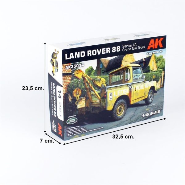 1/35 Land Rover 88 Series IIA (Vinçli Çekici) Askeri Araç Maketi, AK InterActive 35014 - Görsel 5