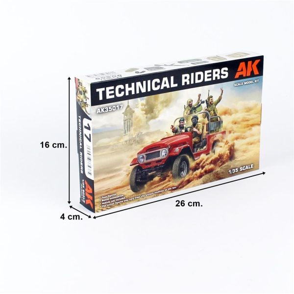 1/35 4 Adet Teknik Mürettebat Figür KitiAK35017 - Görsel 5