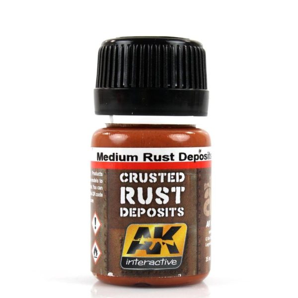 3x35 ml. Pas Öbekleri Efekti Maket Boyası Seti, AK Interactive 4110 - Görsel 2