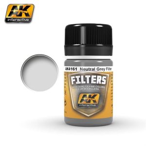 35 ml. Neutral Grey Filters Serisi Maket Boyası, AK Interactive 4161