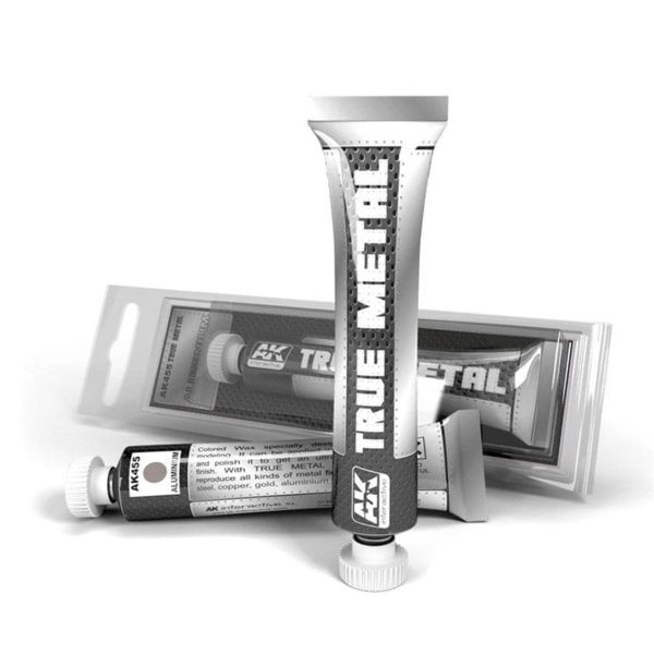 20 ml. Aliminium True Metal Serisi Maket Boyası, AK Interactive 455