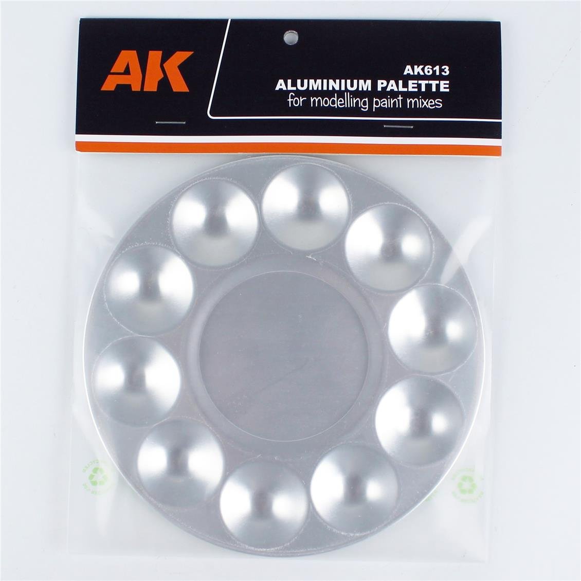 10 Gözlü Aliminyum Boya Paleti, AK Interactive 613