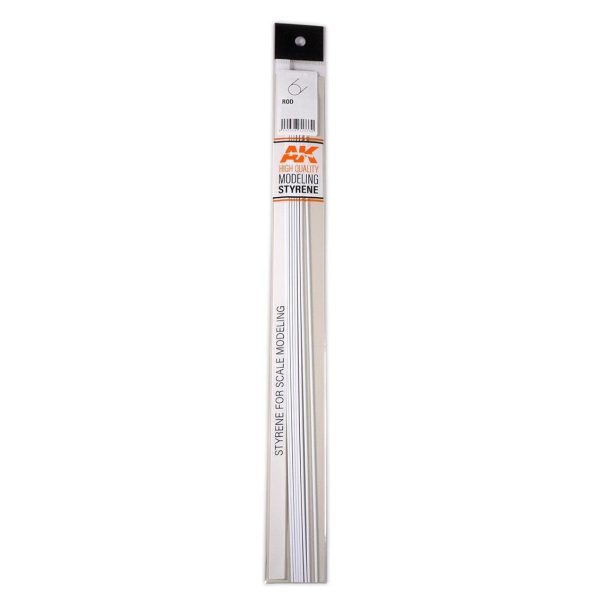 3.00 x 350 mm. Yuvarlak Çubuk 10 Adet, AK Interactive 6541 - Görsel 2