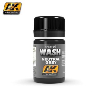 35 ml. Nötr Gri Eskitme Efekti Wash Serisi Maket Boyası, AK Interactive 677