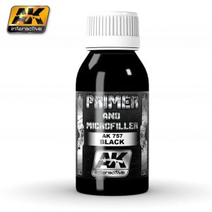 100 ml. Mikrofiller ve Siyah Astar Profesyonel Maket Boyası, AK Interactive 757