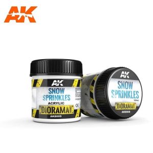 100 ml. Snow Sprinkes Akrilik Diorama Serisi Zemin Dokusu, AK Interactive 8009