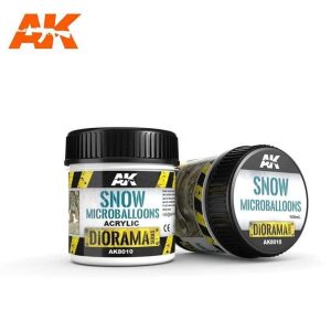 100 ml. Snow Microballoons Akrilik Diorama Serisi Zemin Dokusu, AK Interactive 8010