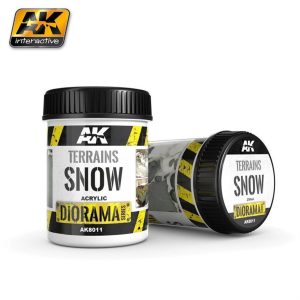 250 ml. Arazi Kar Efekti Akrilik Diorama Serisi Zemin Dokusu, AK Interactive 8011