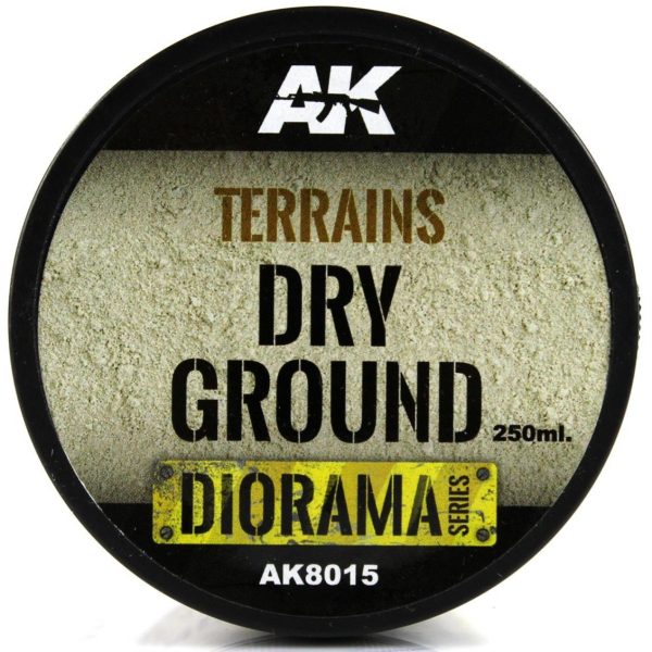 250 ml. Kuru Arazi Akrilik Diorama Serisi Zemin Dokusu, AK Interactive 8015 - Görsel 4