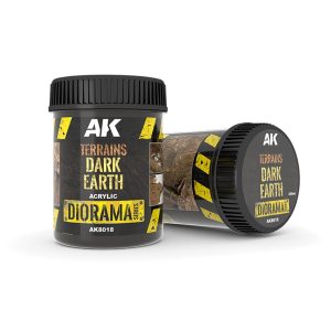 250 ml. Yoğun Toprak Akrilik Diorama Serisi Zemin Dokusu, AK Interactive 8018
