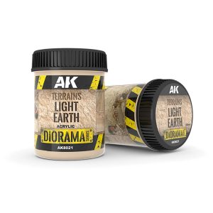 250 ml. Hafif Toprak Akrilik Diorama Serisi Zemin Dokusu, AK Interactive 8021
