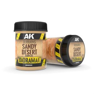 250 ml. Kum Çölü Akrilik Diorama Serisi Zemin Dokusu, AK Interactive 8022
