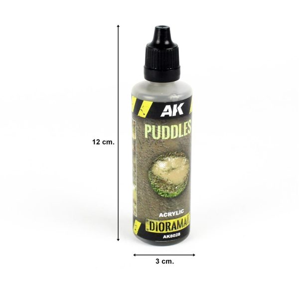 60 ml. Su Birikintileri Akrilik Diorama Serisi Zemin Dokusu, AK Interactive 8028 - Görsel 5