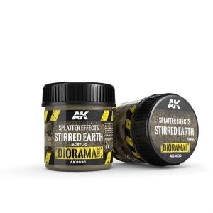 100 ml. Sıçramış Çamur Efekti Akrilik Diorama Serisi Zemin Dokusu, AK Interactive 8030