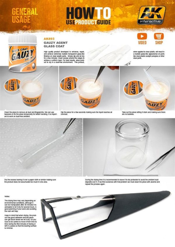 100 ml. Cam Yapma Sıvısı, AK Interactive 893 - Görsel 2