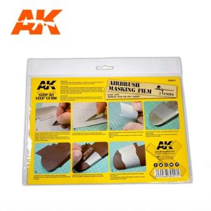 Airbrush Maskeleme Filmi A4 Ebat 2 Adet, AK Interactive 9045