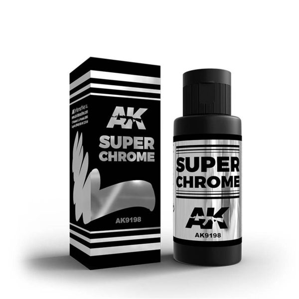 60 ml. Süper Krom Ayna Mürekkepi, AK Interactive 9198