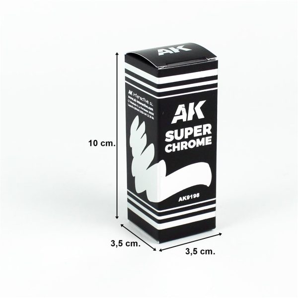 60 ml. Süper Krom Ayna Mürekkepi, AK Interactive 9198 - Görsel 4