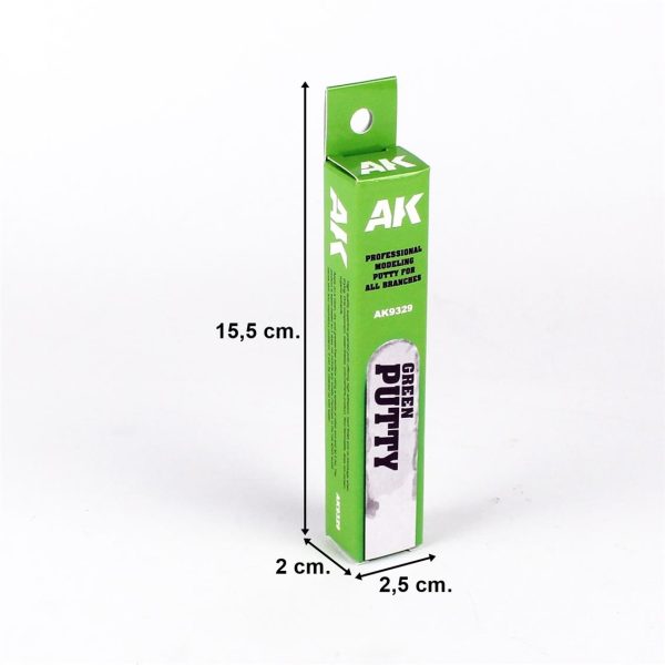 20 ml. Dolgu Macunu Yeşil, AK Interactive 9329 - Görsel 4