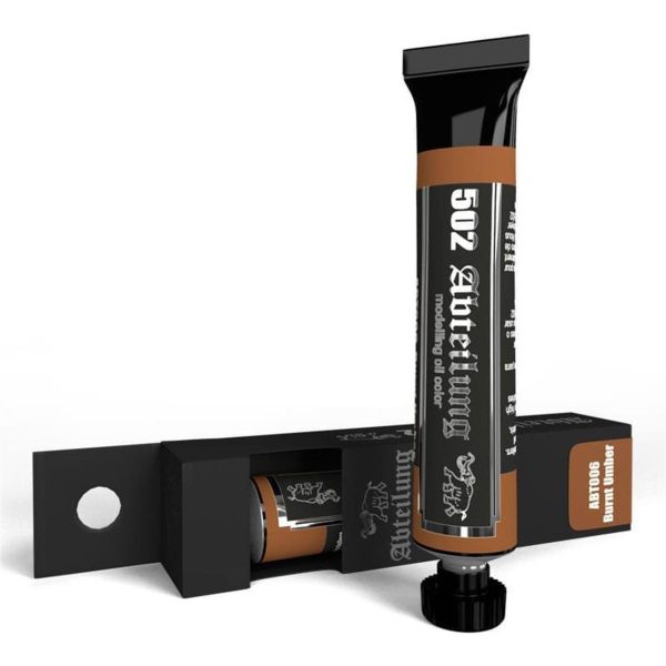 20 ml. Burnt Umber Yağlı Boya, AK Interactive ABT006