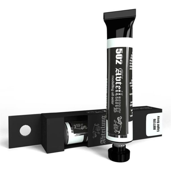 20 ml. Light Grey Yağlı Boya, AK Interactive ABT170