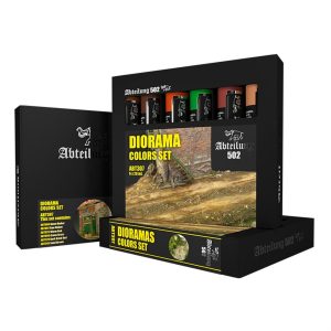 6x20 ml. Diorama Efekt Seti 6 Adet Yağlı Boya, AK Interactive ABT307