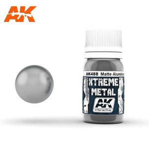 30 Ml. Xterme Metal Matte Aluminium, Ak Interactive 488