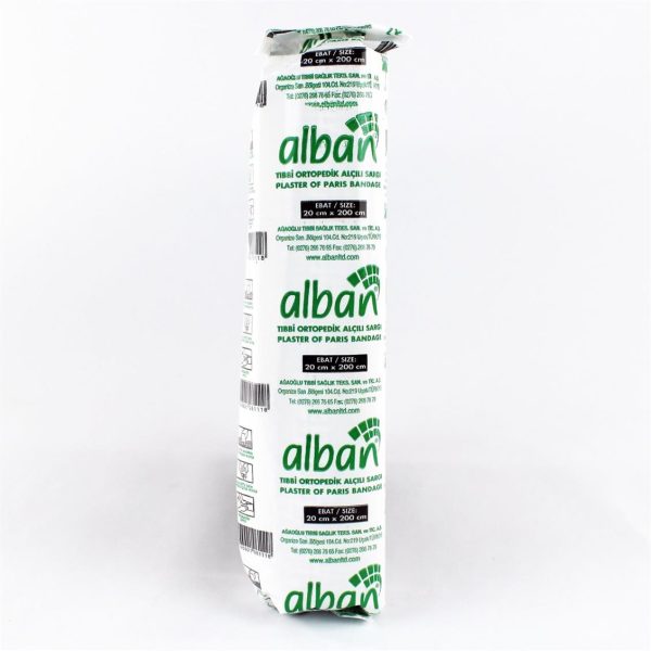 Alçılı Sargı Bezi 20 x 200 cm., Alban 6111 - Görsel 2
