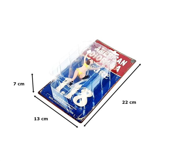 1/18 Araba Yıkayan Bikinili Kız (Stephanie) Figürü, American Diorama 76266 - Görsel 5